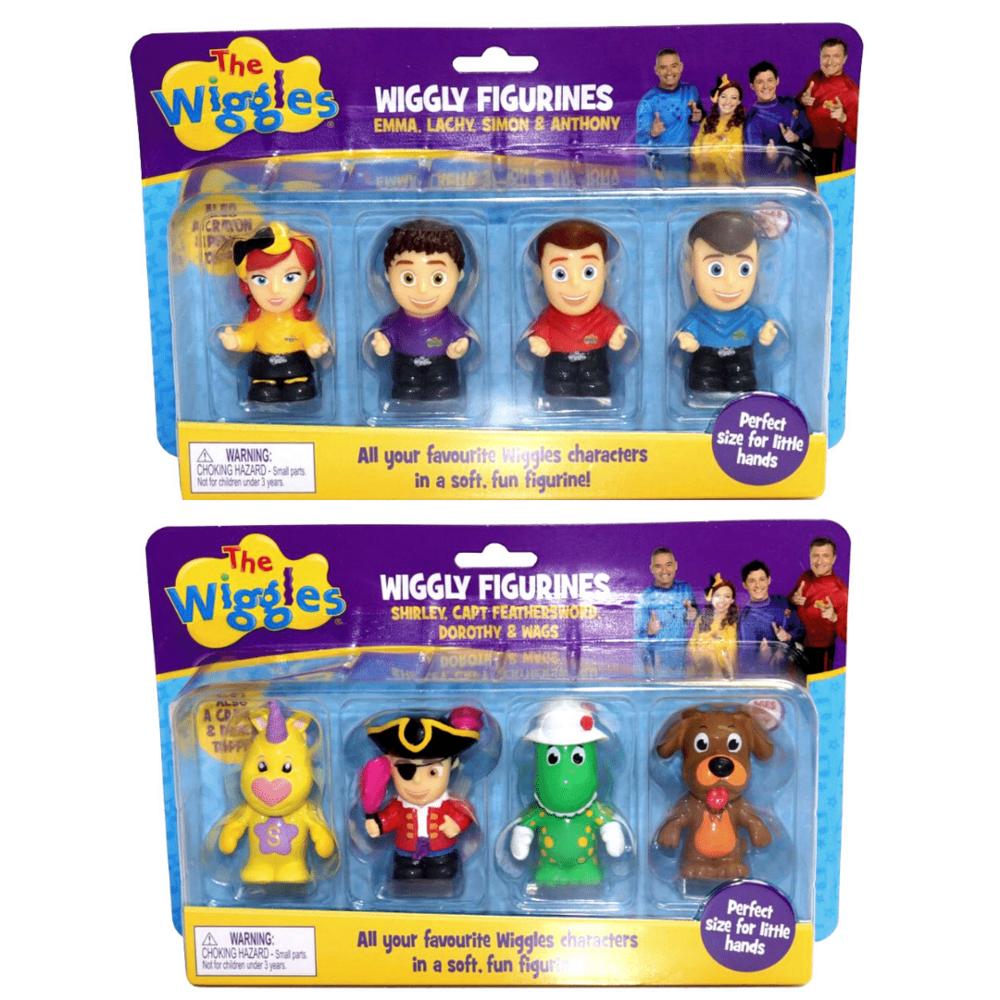 The Wiggles Wiggly Figurines The Wiggles 4 Pack Toywo - vrogue.co