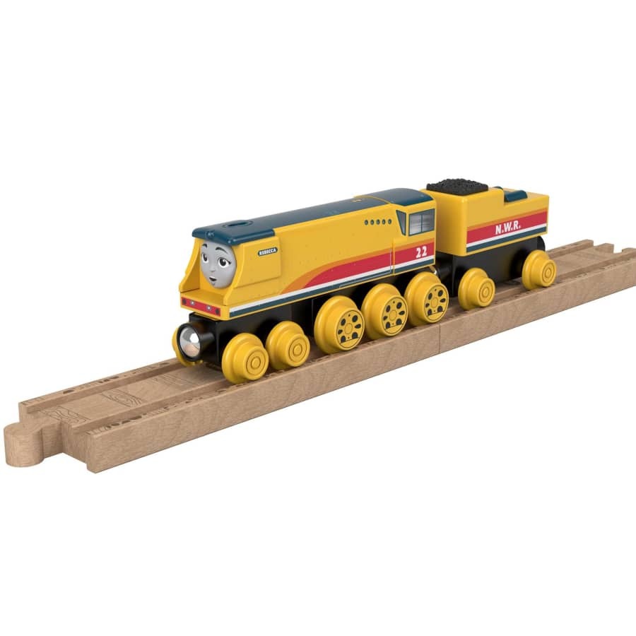 Thomas & Friends Wooden Railway - Rebecca Engine and Coal Car | Aussie ...