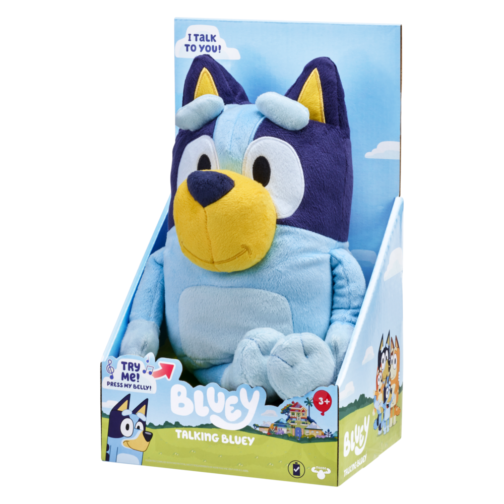 talking bluey plush