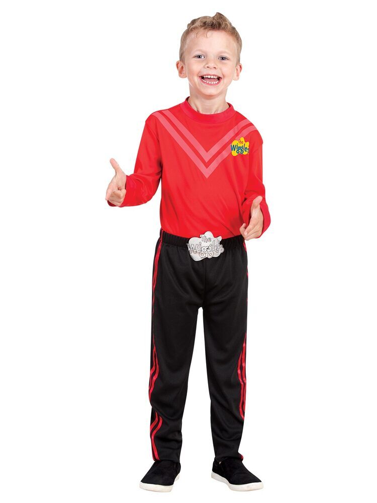 The Wiggles Costume Red - Size 3-5 | Aussie Toys Online
