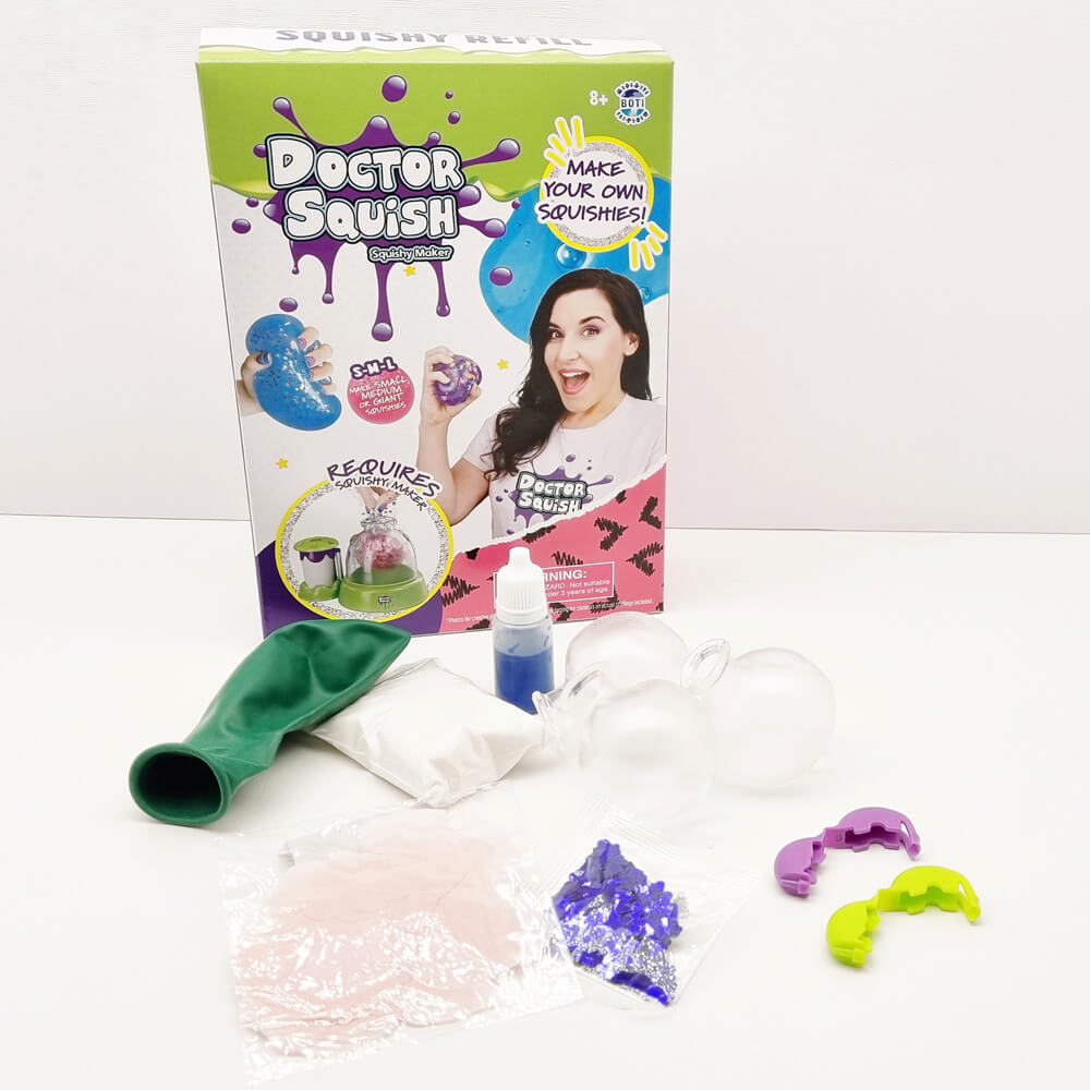 Spare Parts - Doctor Squish Squishy Maker 4 Pack Of Squish Balls