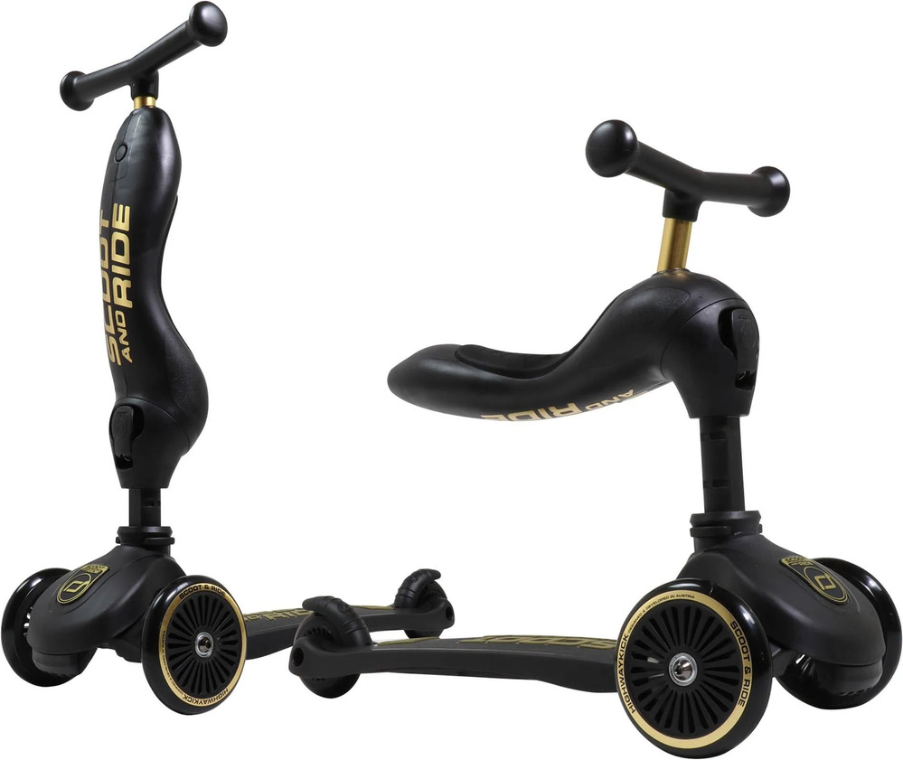 Scoot and Ride Highway Kick 1 Black/Gold