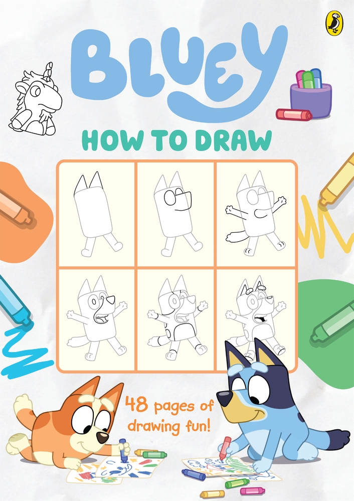 Bluey How to Draw ISBN9781761340987 Aussie Toys Online