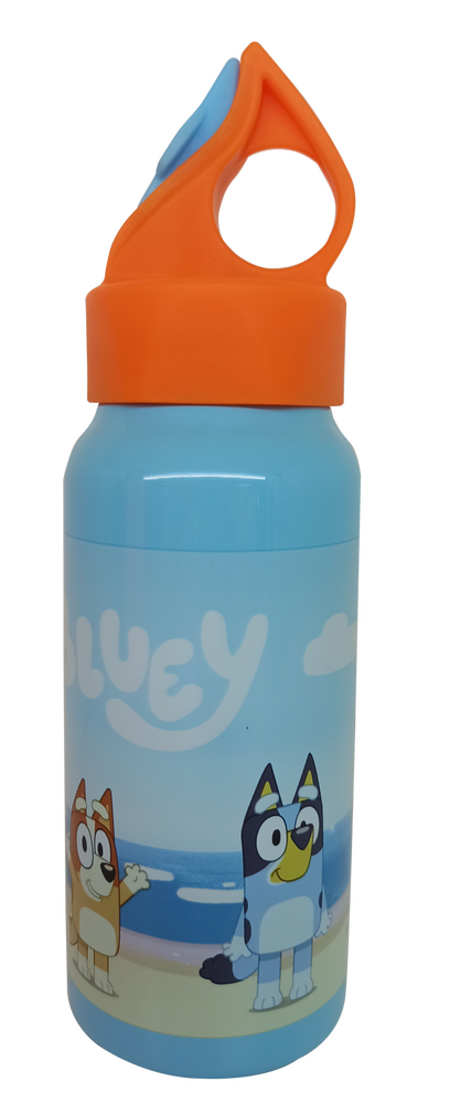 Buy Bluey 473ml Stainless Steel Bottle (Blue Lid) Online, Worldwide  Delivery