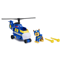 Paw Patrol - Air Rescue - Chase Figure & Hero Helicopter