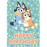 Bluey Birthday Card