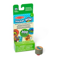 Melissa & Doug - Sticker WOW! Mini Activity Pad & Refill Stickers - Dinosaur