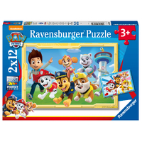 Paw Patrol - Super Detectives 2 x 12 Piece Jigsaw Puzzles