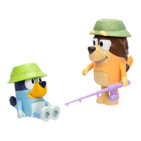 Bluey Figure 2 Pack - Fishing with Grandad