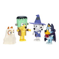 Bluey Figure 4 Pack - Halloween