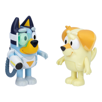 Bluey Figure 2 Pack - Surprise Blaster Suit