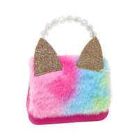 Pink Poppy - Fluffy Cat Handbag