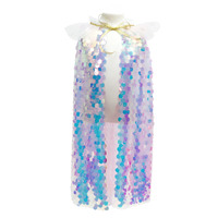 Pink Poppy - Shimmering Mermaid Sequinned Party Cape