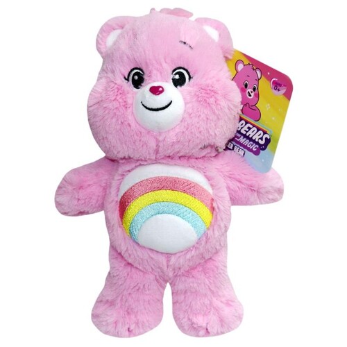 Care Bears Cheer Bear Unlock the Magic Plush Toy 20cm Pink | Aussie ...